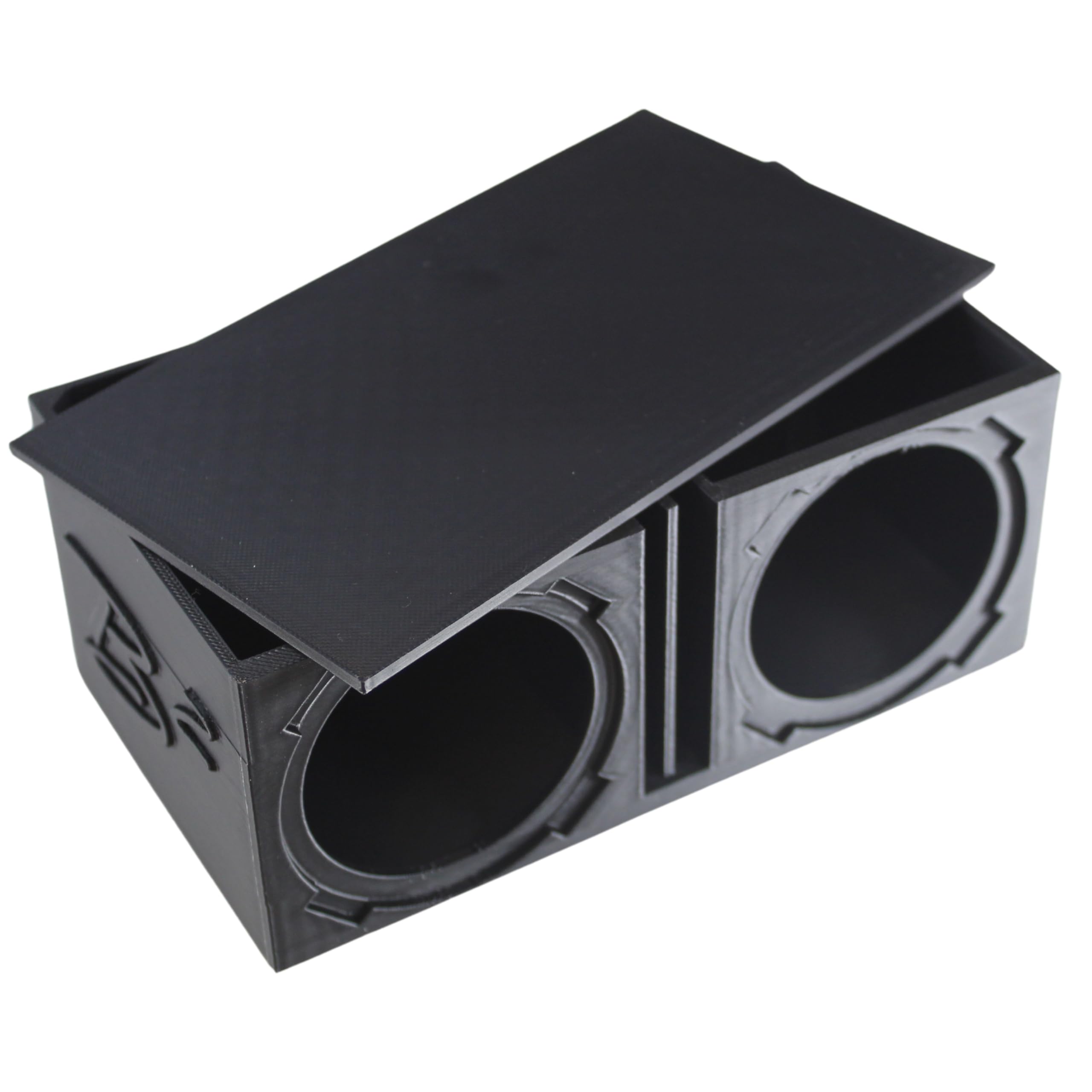 B2 Audio Dual Ported Subwoofer Box Enclosure w/2x Rampage RC2 2